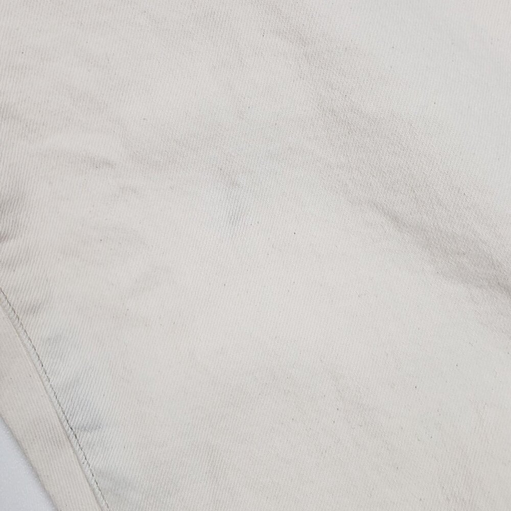 Madewell The Petite 90's Straight Jean Women's Sz 25P Ivory Vintage Canvas Denim - Picture 8 of 16